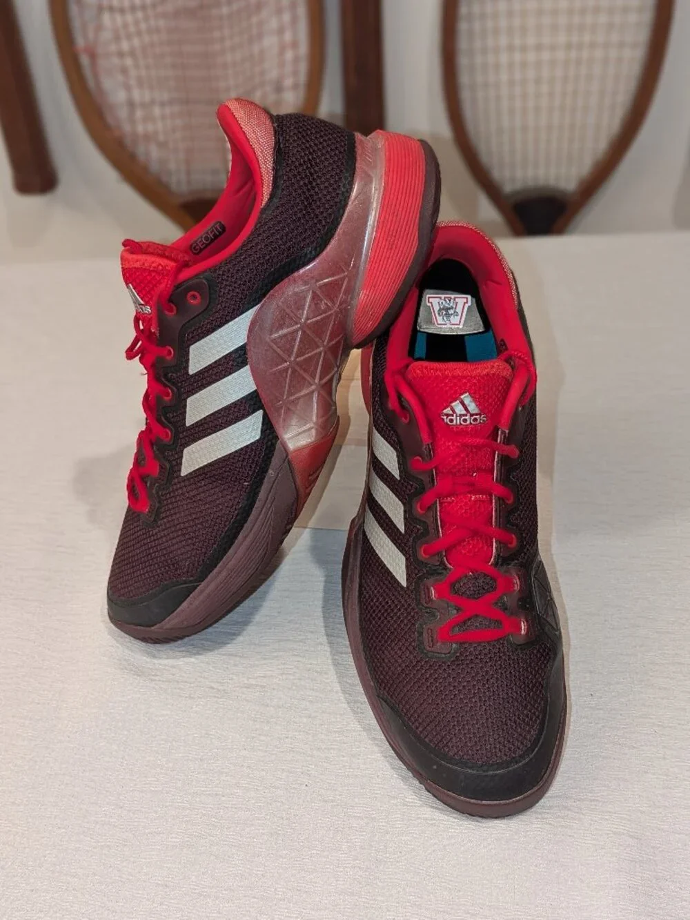 Vintage Adidas Barricade 2017 Tennis Shoes
